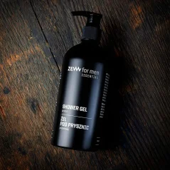 Zew for men Shower Gel with Protein 400 ml - Sprchový gel s proteinem, aktivním uhlím a dřevito-kořeněnou vůní