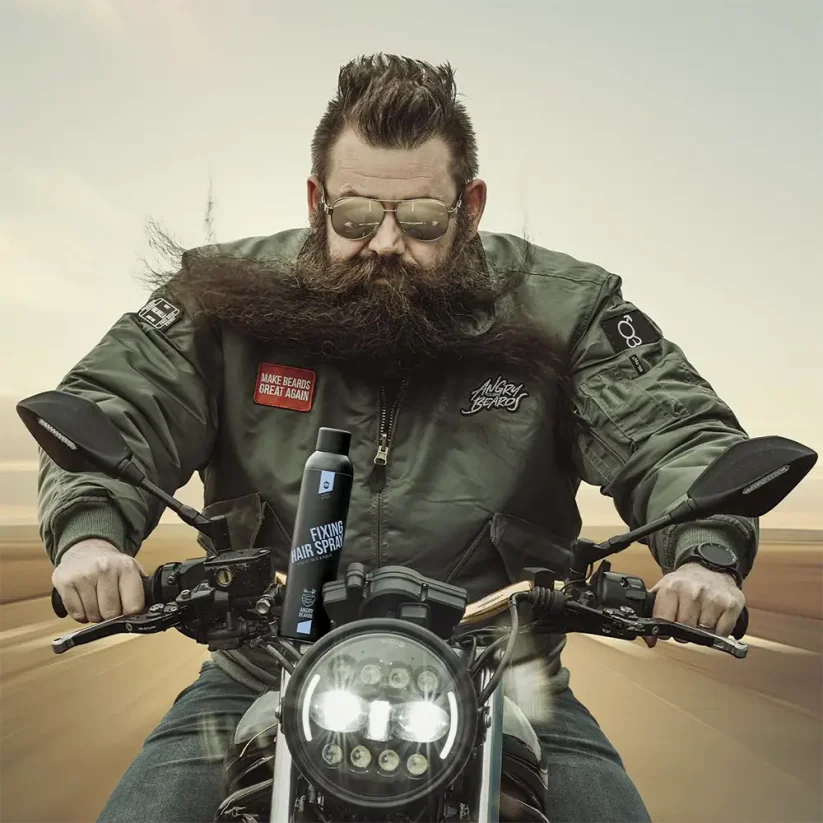 Angry Beards Fixing Hair Spray 300 ml - Lak na vlasy se silnou fixací
