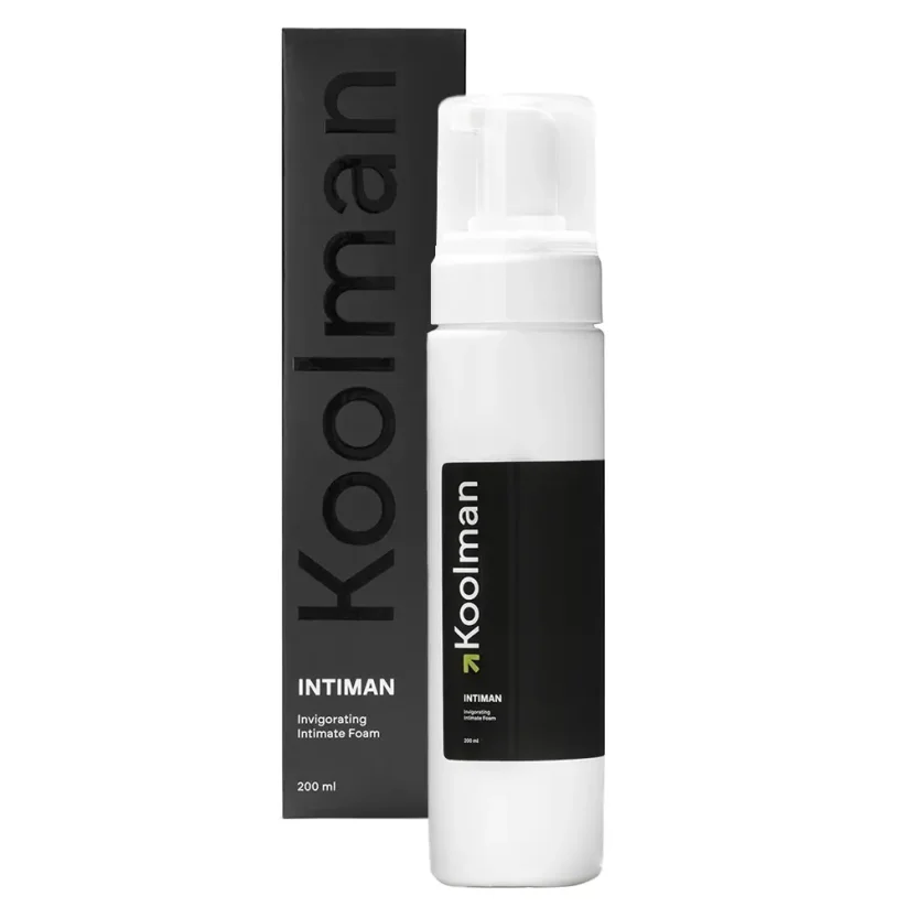 Koolman Intiman Invigorating Foam 200 ml - Osvěžující mycí pěna pro intimní péči a proti opruzeninám