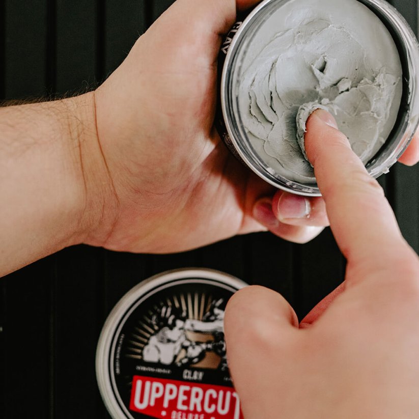 Uppercut Matte Clay with Strong Hold 70 g - Matná hlína na vlasy pro silnou fixaci účesu