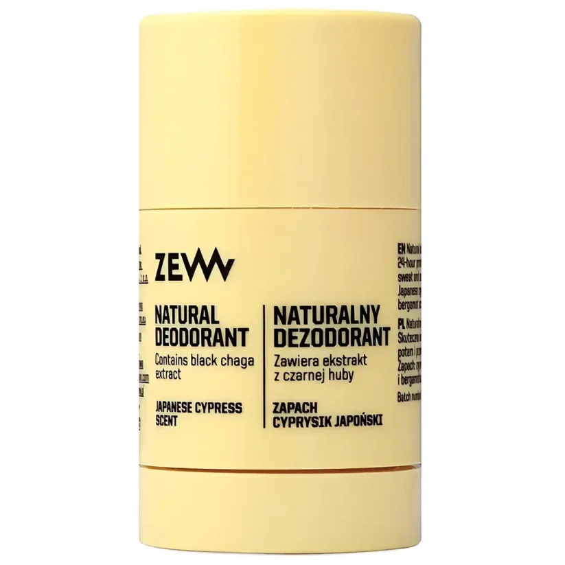Zew for men Natural Deodorant Japanese Cypress 30 g - Tuhý deodorant se svěží vůní japonského cypřiše