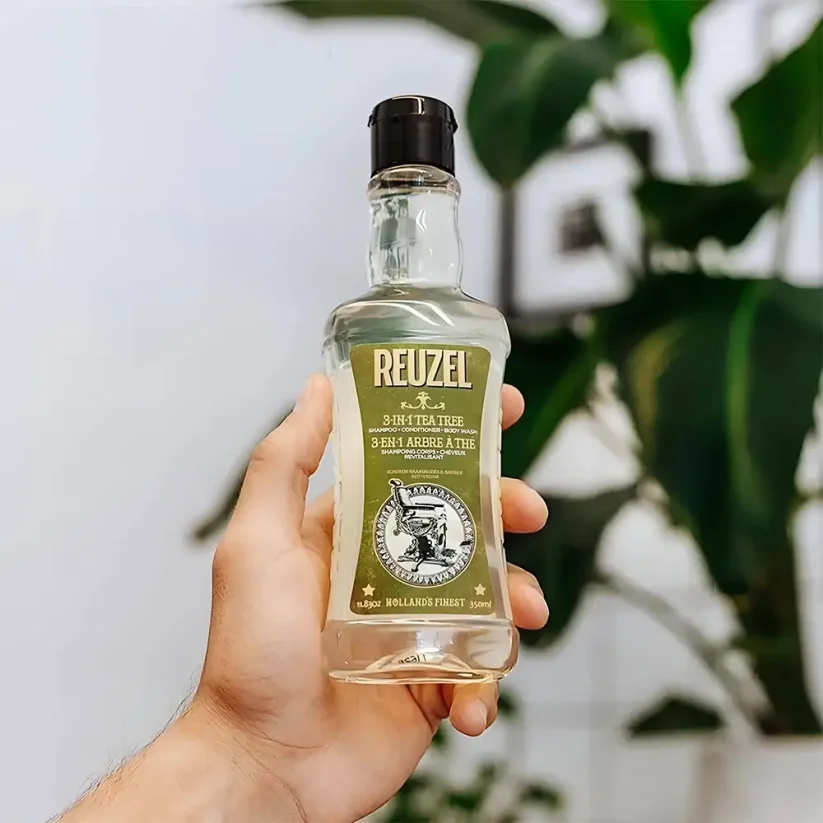 Reuzel Tea Tree 3-in-1 Shampoo Conditioner Body Wash Šampon, kondicionér a sprchový gel 350 ml