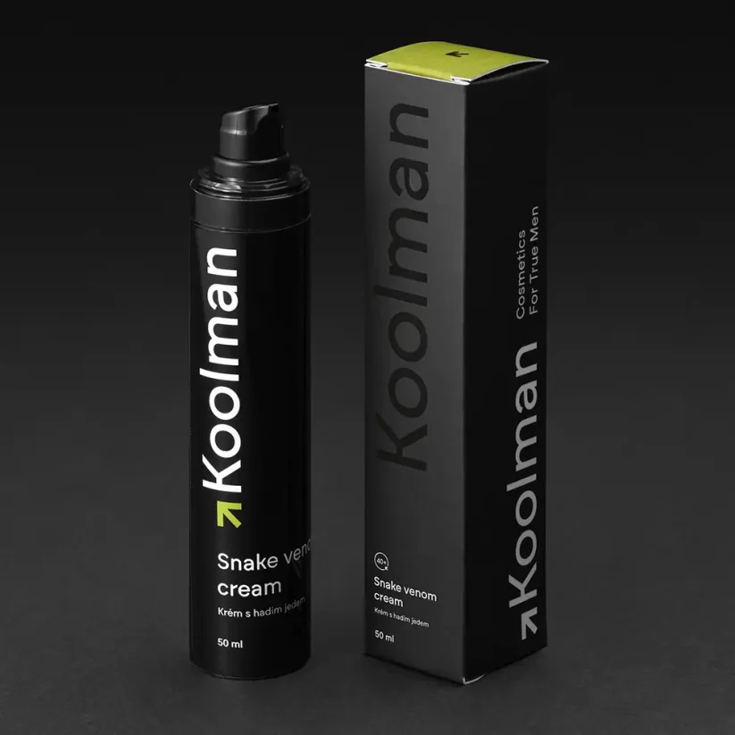 Koolman  Anti-age Snake Venom 24 Cream 50 ml -  Pleťový krém s hadím jedem pro celodenní hydrataci a ochranu