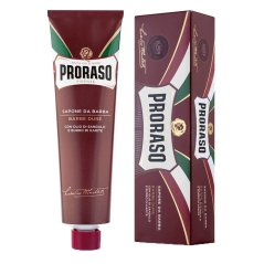 Proraso Shaving Cream for Coarse Beard Sandalwood 150 ml - Krém na holení tvrdých vousů s vůní santalového dřeva