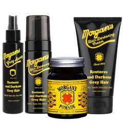 Morgan's Darkening & Restore Grey Hair Set - Velká sada pro ztmavení vlasů a proti šedinám