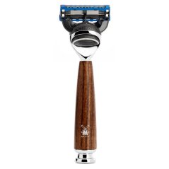 Mühle Rytmo R228 Ash Wood Gillette Fusion Holící strojek s dřevěnou rukojetí