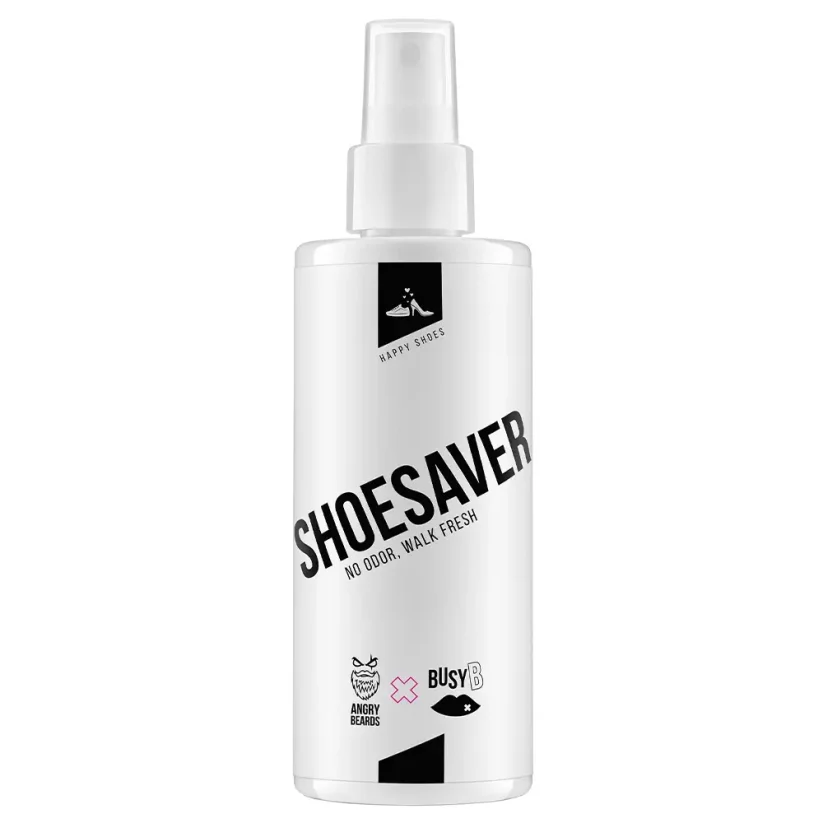 Angry Beards Saver Set Shoe & Feet Spray 4x200 ml - Velká sada sprejů do bot a na nohy proti zápachu