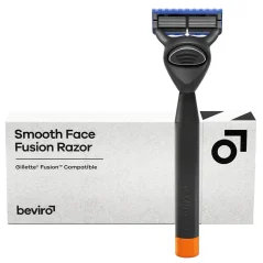 Beviro Smooth Face Fusion Razor - Holící strojek pro hlavice Gillette Fusion