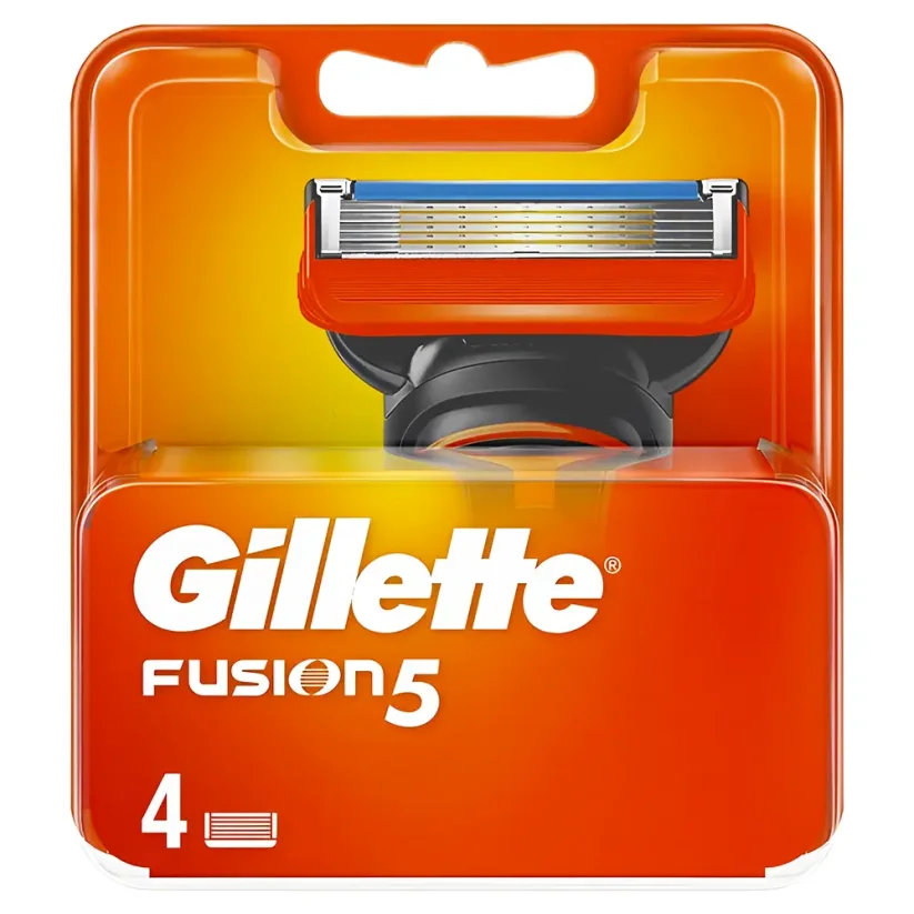 Gillette Fusion5 Náhradní hlavice pro holící strojky 4 ks