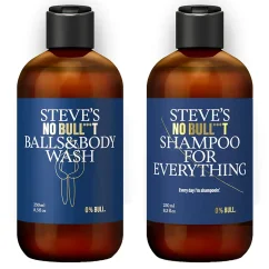 Steves Body & Hair Wash 2 x 250 ml - Sada sprchového gelu a šamponu pro muže