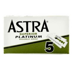 Astra Superior Platinum Double Edge 5 ks -Klasické celé žiletky na holení
