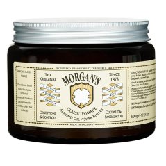 Morgan's Classic Pomade with Almond Oil & shea Butter 500 g - Pomáda na vlasy pro styling účesu