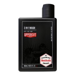 Uppercut 3in1 Wash 240 ml - Sprchový gel a šampon v jednom pro muže