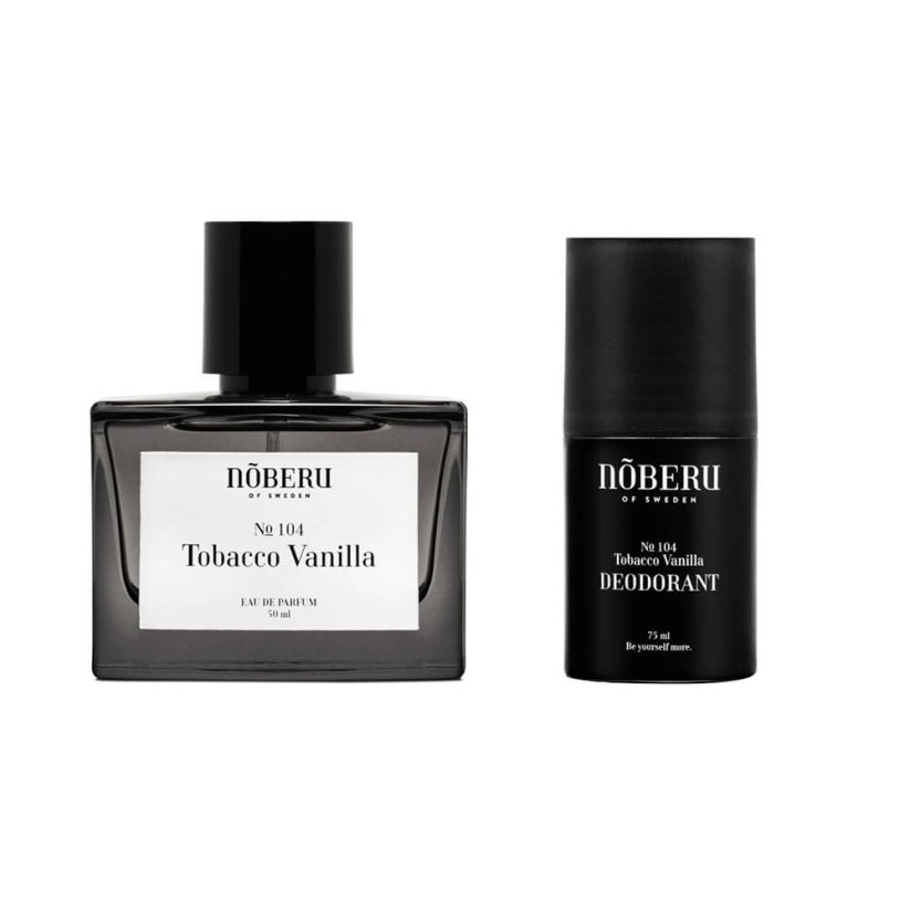 Noberu Fragrance Set with Parfum & Deodorant Tobacco Vanilla - Dárková sada pro muže s parfémem a deodorantem