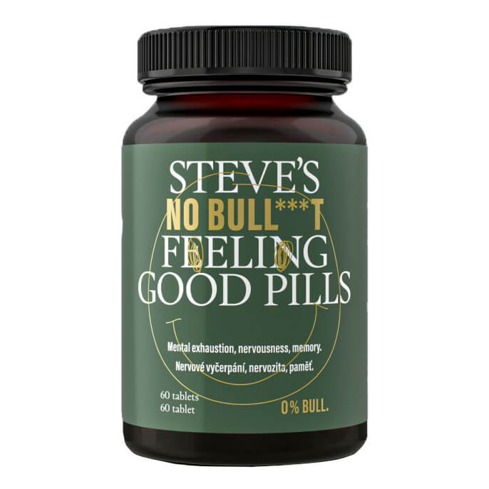 Steves Feeling Good Pills 60 kapslí - Pilulky proti vyčerpání a na dobrou náladu