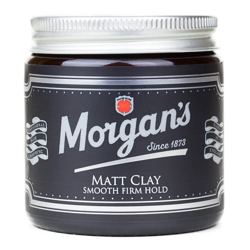 Morgan's Matt Clay Smooth Firm Hold 120 ml - Matná hlína na vlasy pro silnou fixaci účesu