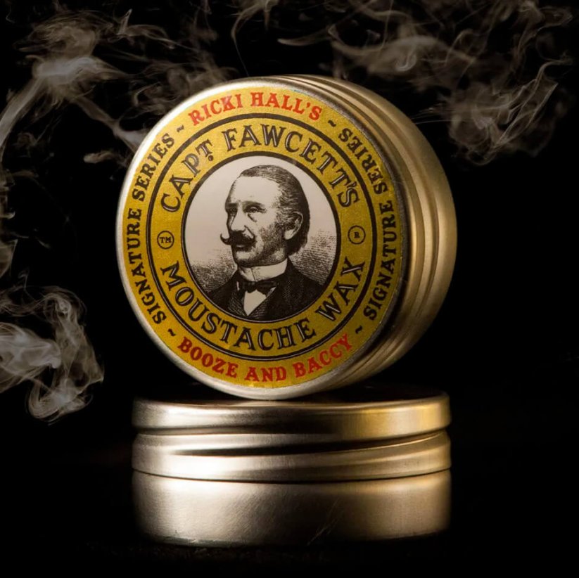 Captain Fawcett Ricki Hall's Booze & Baccy Vosk na knír 15 ml