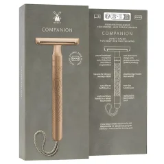 Mühle Companion Shaving Safety Razor Rose Gold - Holící strojek na klasické žiletky
