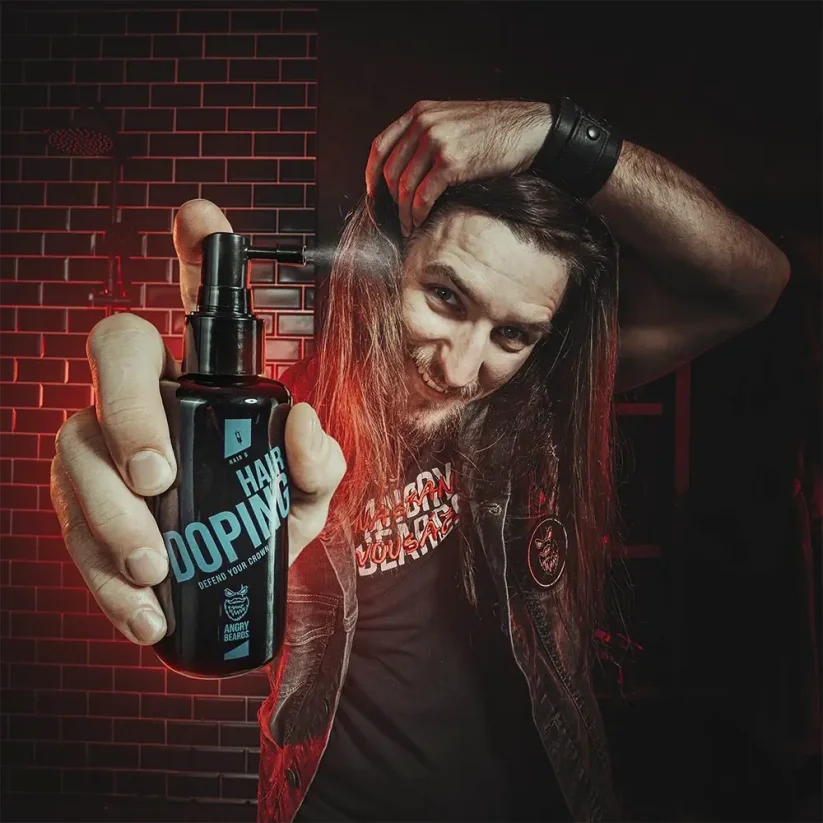 Angry Beards Hair Doping 120 ml - Elixír na podporu růstu vlasů ve spreji