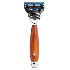 Mühle Vivo R331 Plum Wood Gillette Fusion Holící strojek s dřevěnou rukojetí