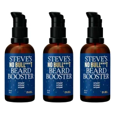 Steves Beard Booster Set 3x30 ml - Elixír pro podporu růstu vousů (3 měsíční kůra)