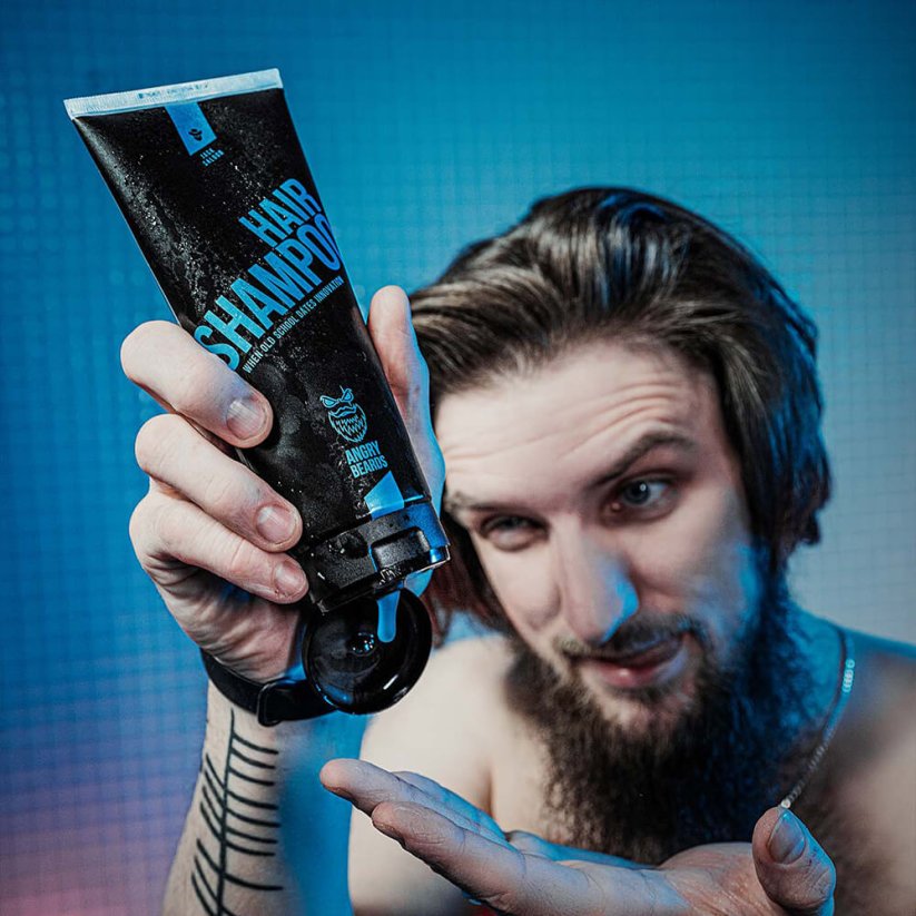 Angry Beards Shower set Jack Saloon Set Sprchového gelu a šamponu na vlasy