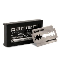 Parker Premium Double Edge Klasické celé žiletky na holení 5 ks