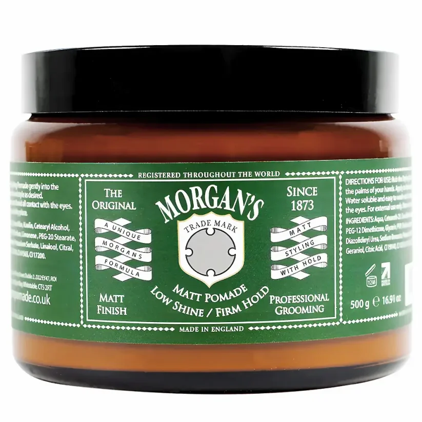 Morgan's Matt Pomade with Firm Hold 500 g - Matná pomáda na vlasy pro styling účesu