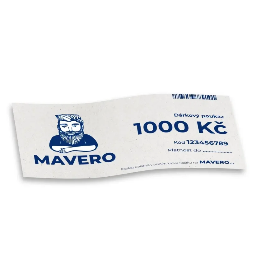 Dárkový poukaz pro muže 1000 kč