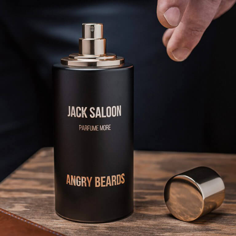 Angry Beards Sada s parfémem pro chlapy s vůní Jack Saloon na celé tělo