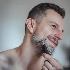 Zew for men Shaving Soap with Charcoal 85 ml - Mýdlo na holení s dřevěným uhlím