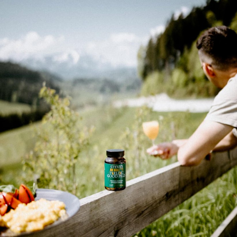 Steves Feeling Good Pills 60 kapslí - Pilulky proti vyčerpání a na dobrou náladu