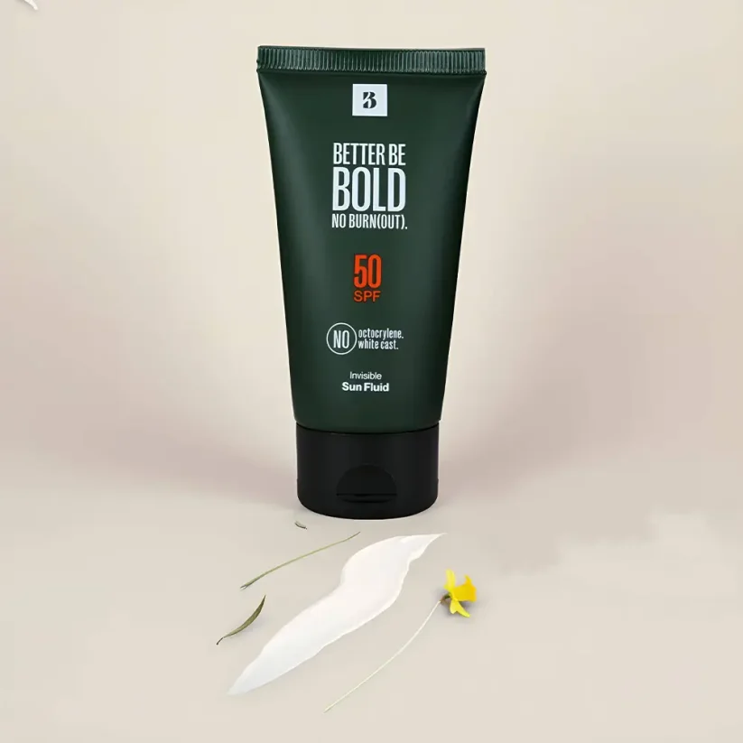 Better Be Bold Invisible Sun Fluid SPF-50 Cream 50 ml - Opalovací a ochranný krém na holou hlavu