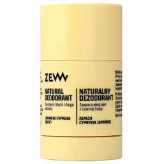 Zew for men Natural Deodorant Japanese Cypress 30 g - Tuhý deodorant se svěží vůní japonského cypřiše