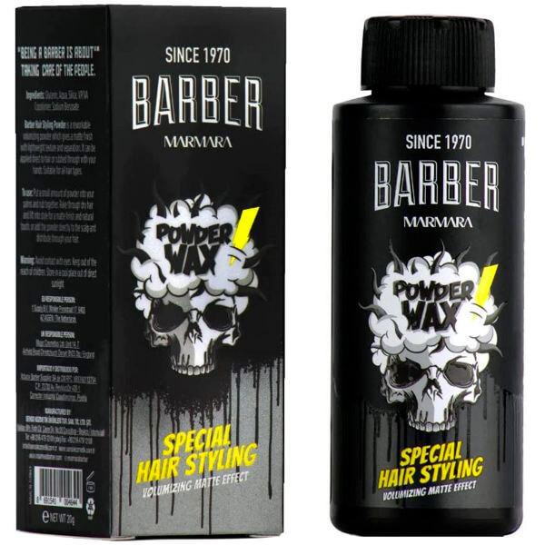 Marmara Barber Matt Powder Wax Special Hair Styling 20 g - Matný pudr na vlasy pro styling i objem účesu