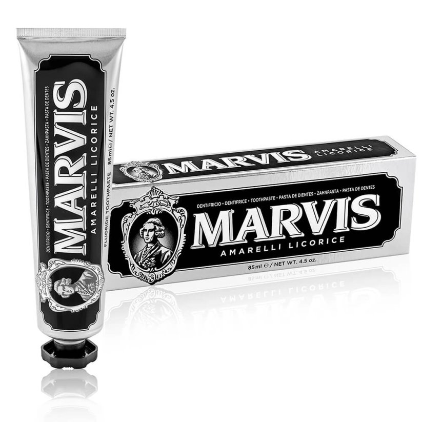 Marvis Toothpaste Amarelli Licorice 85 ml - Zubní pasta s příchutí lékořice