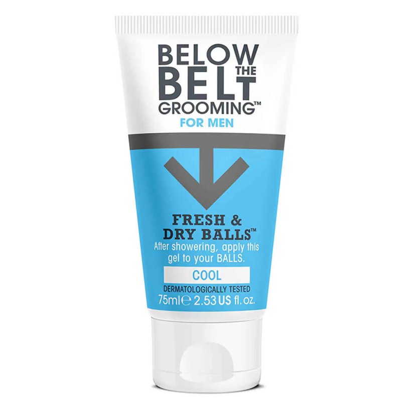 Below The Belt Cool Dry Balls  Chladivý antiperspirant na intimní partie pro muže75 ml