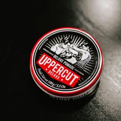 Uppercut Deluxe Pomade with Strong Hold 100 g - Pomáda na vlasy se středně silnou fixací a mokrým efektem účesu