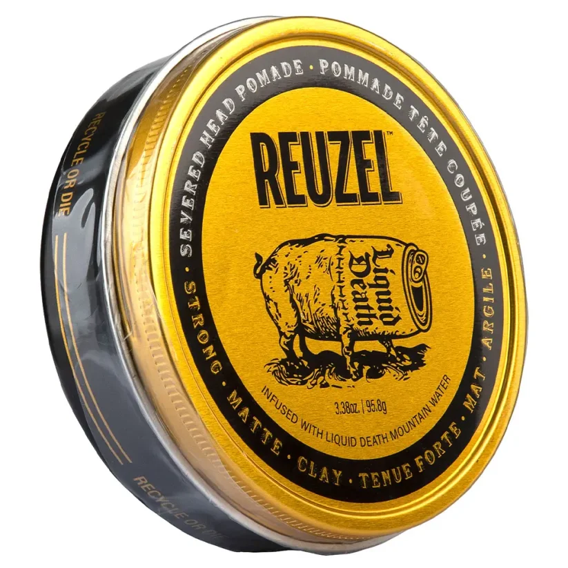 Reuzel Liquid Death Severed Head Pomade Strong Matte Clay Matná hlína na vlasy 95 g