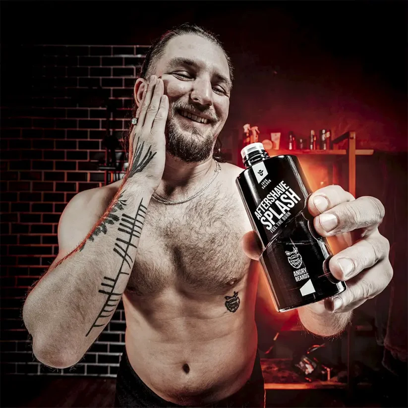Angry Beards AfterShave Splash Jack Saloon 100 ml - Pánská voda po holení