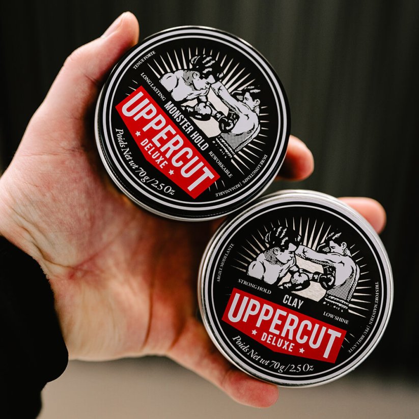 Uppercut Matte Clay with Strong Hold 70 g - Matná hlína na vlasy pro silnou fixaci účesu