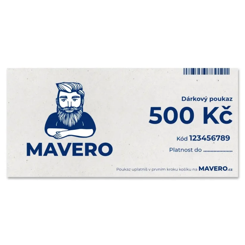 Dárkový poukaz pro muže 500 Kč