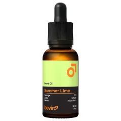 Beviro Beard Oil Summer Lime 30 ml - Olej na vousy s přírodním složením
