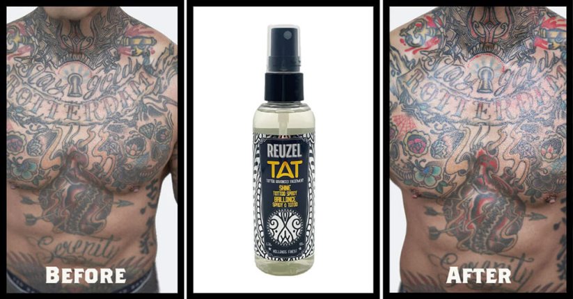 Reuzel Shine Tattoo Tat Spray Sprej na tetování pro posílení barvy 100 ml