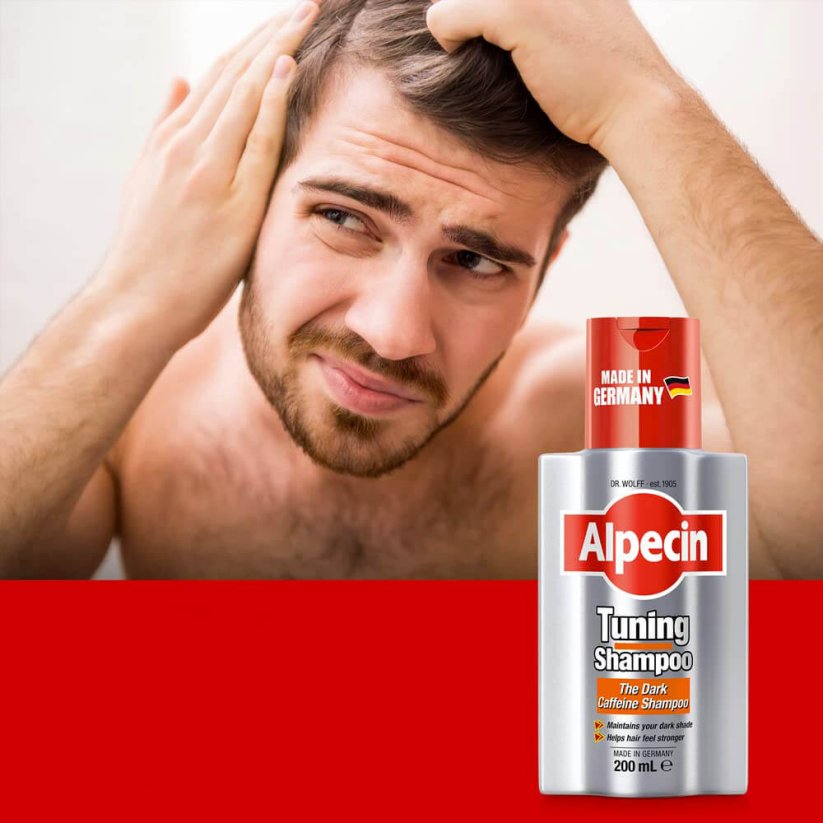 Alpecin Tuning Shampoo Šampon pro ztmavení vlasů a šedin 200 ml