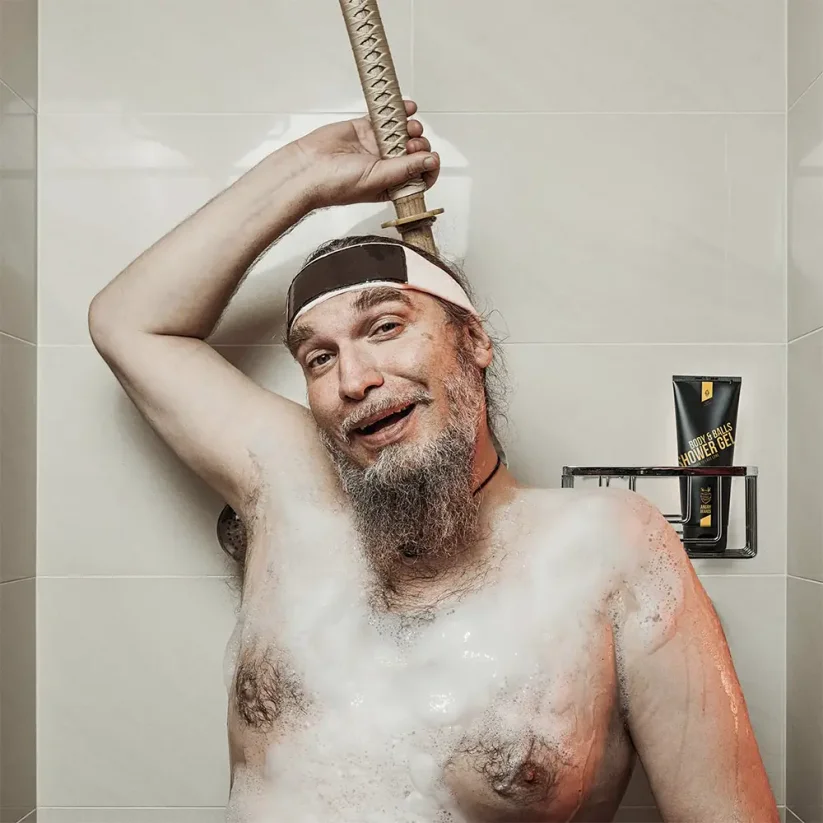 Angry Beards Body & Balls Shower Gel Sick Sensei 230 ml - Pánský sprchový gel