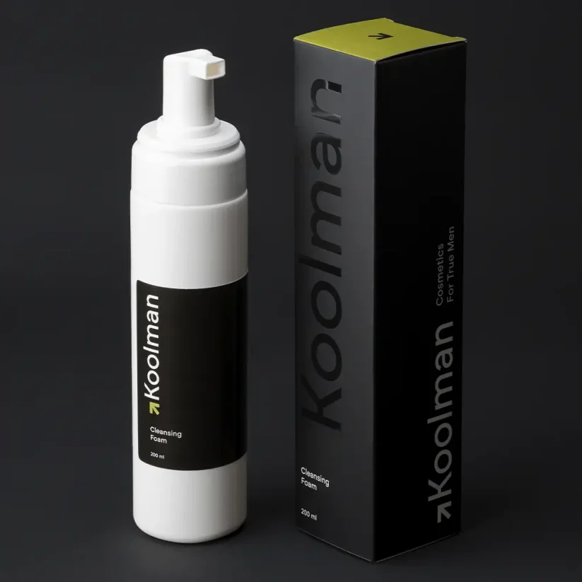 Koolman Cleansing Foam 200 ml - Čistící pěna na obličej pro muže