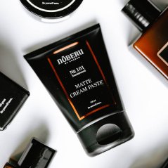 Noberu Matte Cream Sandalwood 100 ml - Matná pasta na vlasy pro styling účesu