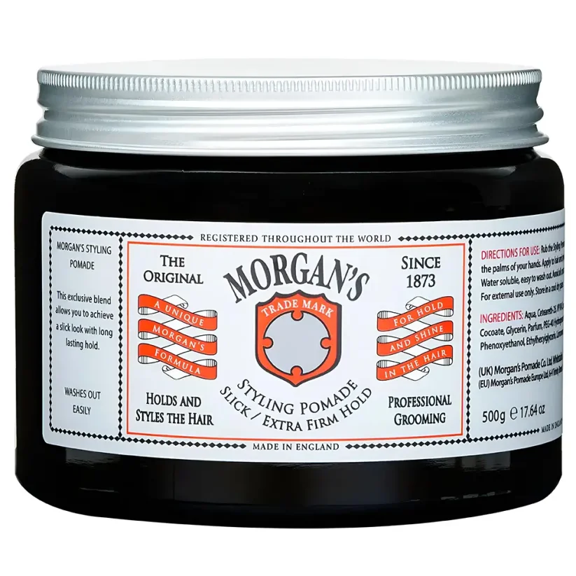 Morgan's Pomade Slick Extra Firm Hold Silná a lesklá pomáda na vlasy 500 g