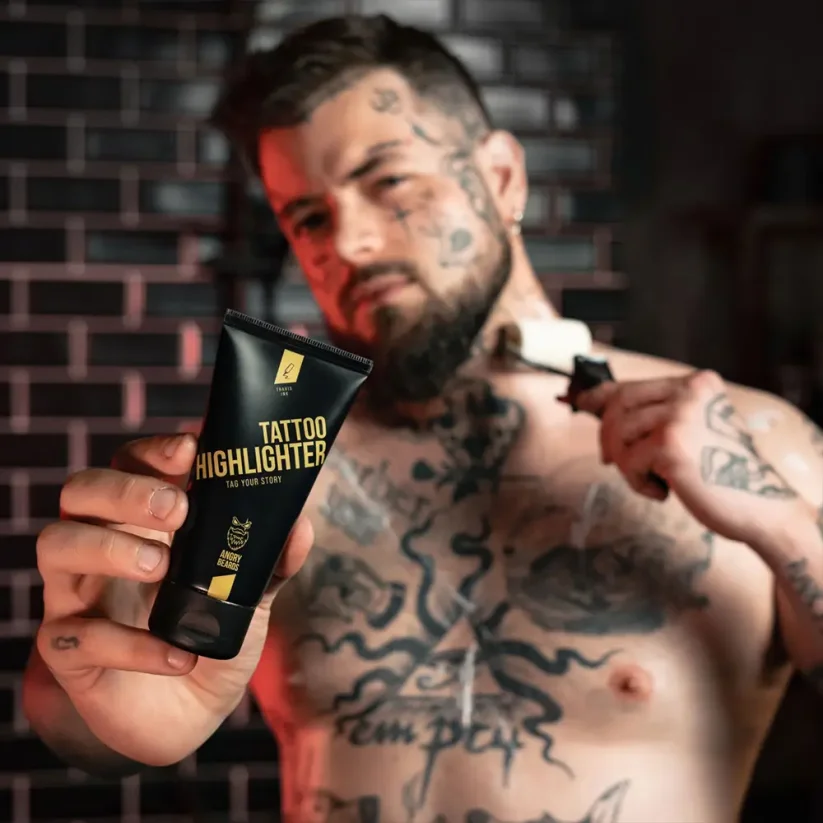 Angry Beards Tattoo Hightlighter Travis Ink Krém na tetování 3×75 ml
